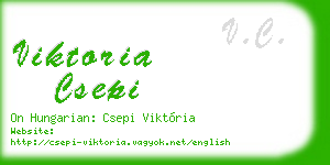 viktoria csepi business card